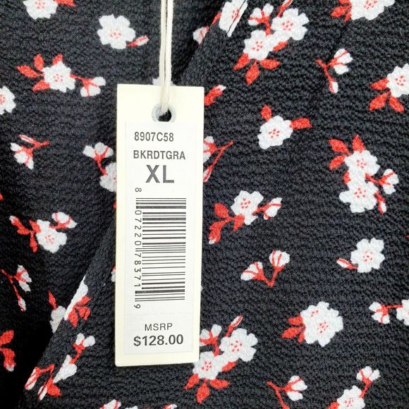 Max Studio Ruffle Crepe High Low Wrap Midi Dress - Picture 7 of 7